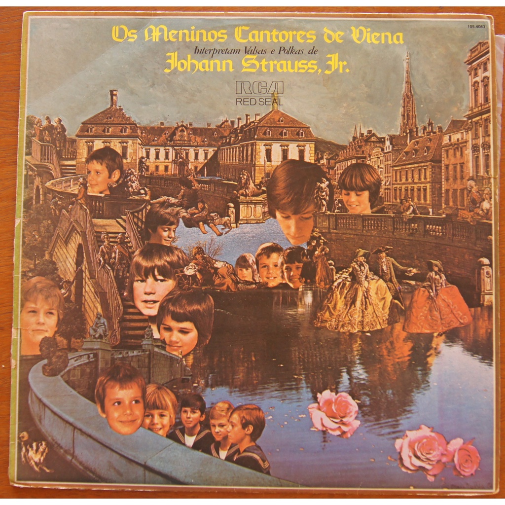 LP Vinil Os Meninos Cantores Viena Interpretam Valsas e Polkas de Johann Strauss