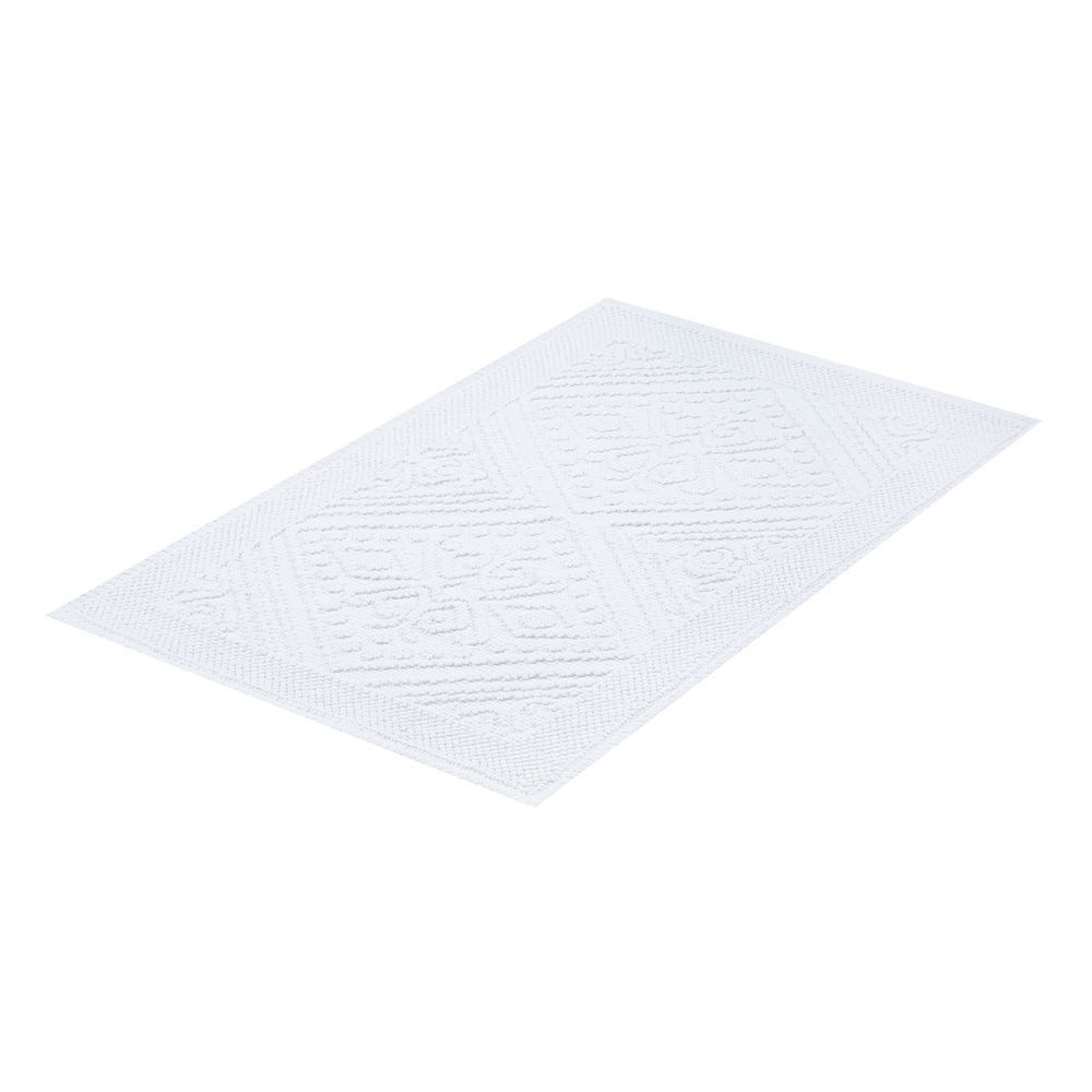 Tapete para casa 50x80cm Buddemeyer Tivoli 100% Algodão Branco - Home & Living
