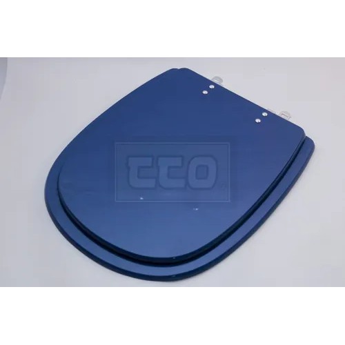Tampa De Vaso Sanitário Poliéster Sabatini Azul Icasa Clean