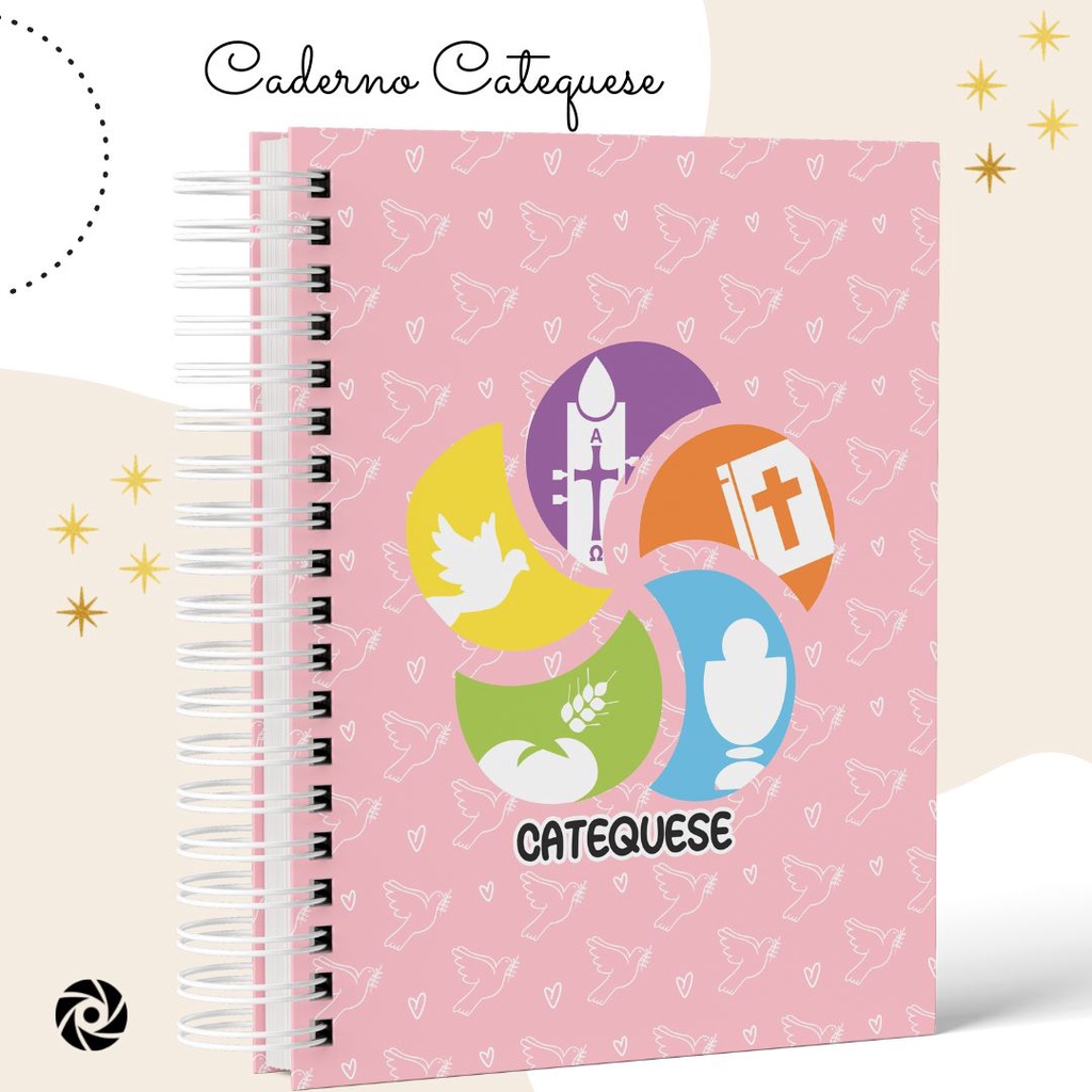 Caderno De Catequese Folha Pautada Shopee Brasil 0734