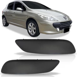 Moldura Lateral Parachoque Dainteiro Peugeot 307 2007 A 2012