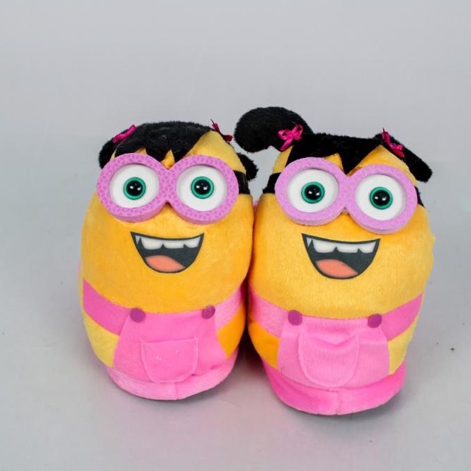 Promoção!!! lindas pantufas dos Minons rosa
