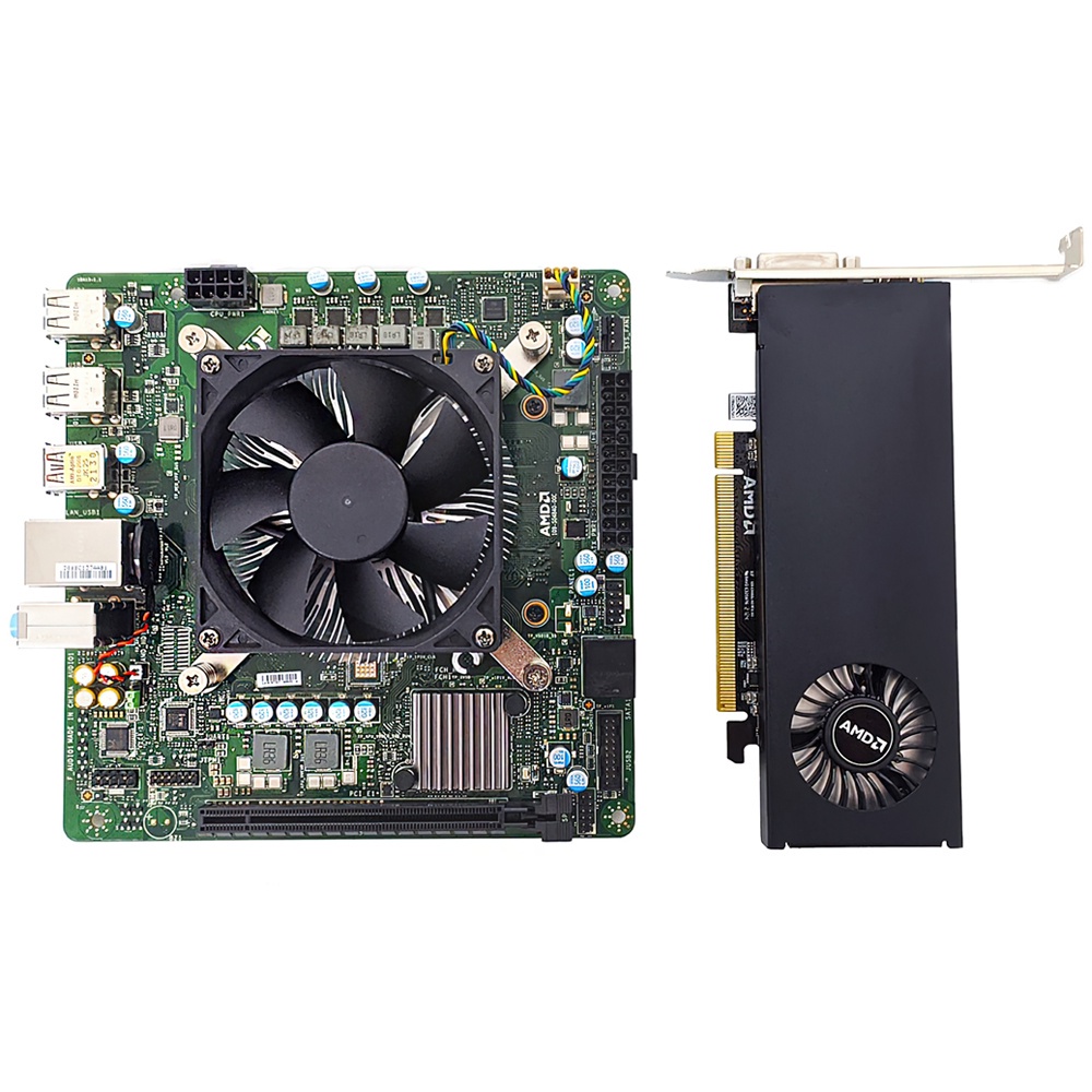 Kit AMD 4700S 8/16 3.6GHz 16GB RAM Placa de vídeo RX 550