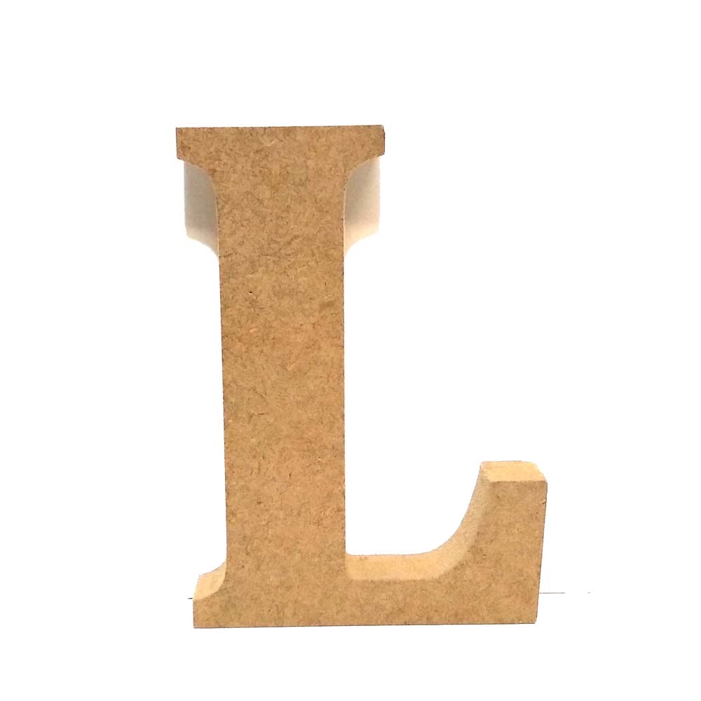 Letra Caixa L Tamanho:8,5x2x12cm