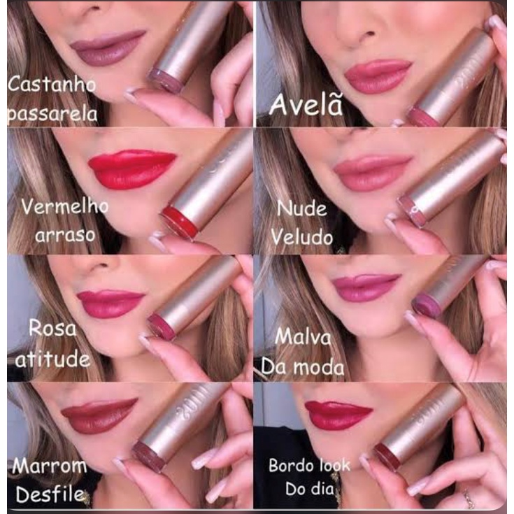 Eudora Batom Soul Kiss Me Hidratante 3,7g