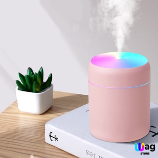 Umidificador de ar USB Aromaterapia com colorida difusor de óleo essencial ultrassônico luz aroma