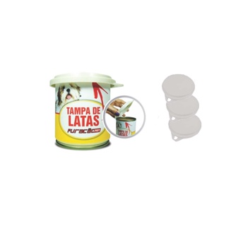 Tampa Furacão Pet Lata 3 Unidades em Oferta na Shopee