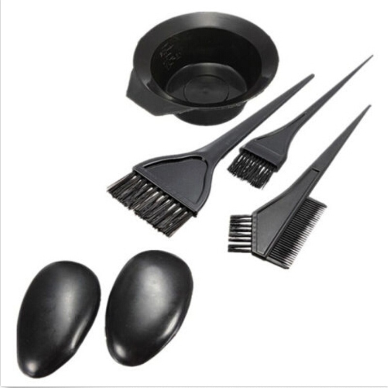 5pcs/set Hairdressing Brushes Bowl Salon Comb Tintura De Para Salão De Cabeleireiro Kit De Ferramentas Úteis Modelagem De Bricolagem em Oferta na Shopee