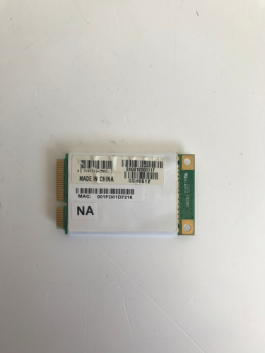 Placa De Rede Wirelees Do Notebook Avell Fw91 - Frete 15,00