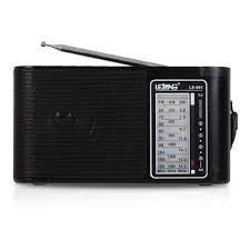 Rádio Portátil Analógico Retro Am/fm/sw /usb/sd Recarregável
