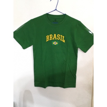 Camiseta Da Bandeira Do Brasil Verde (turismo) em Oferta na Shopee