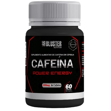 Cafeína Power Energy - 150mg por cápsula - Bluster Nutrition - Suplemento Alimentar