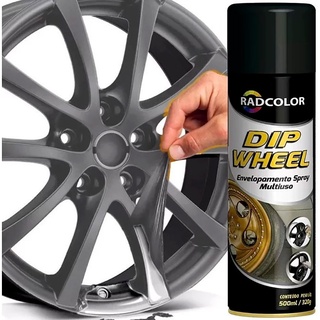 Spray de Envelopamento Liquido Dip Wheel 500ml Grafite RC2301