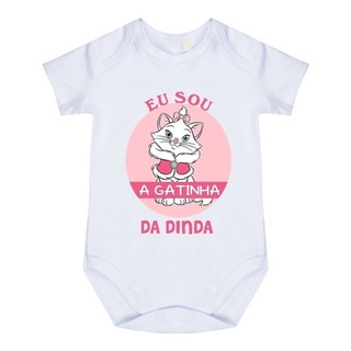 Body Infantil A Gatinha Da Dinda Super Fofo Afilhada