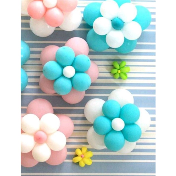 Suporte para balão em formato de flor para decorações de festas aniversário comemorações