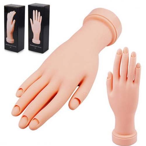 Mão De Treino Manicure Unhas Gel Acrygel Nail Treinamento em Oferta na Shopee