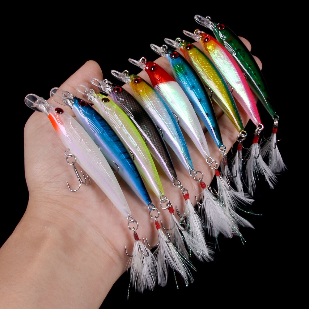 Isca Artificial De Pavão De Ouro Para Pesca