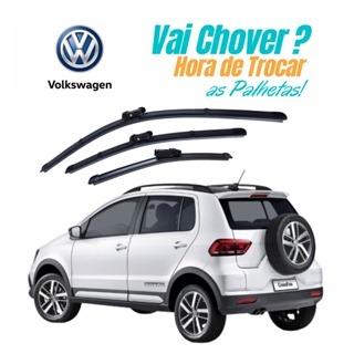 Kit de 3 Palhetas para Limpador de Parabrisa Dianteiro + traseiro para Novo Crossfox 2013 á 2019 em Oferta na Shopee