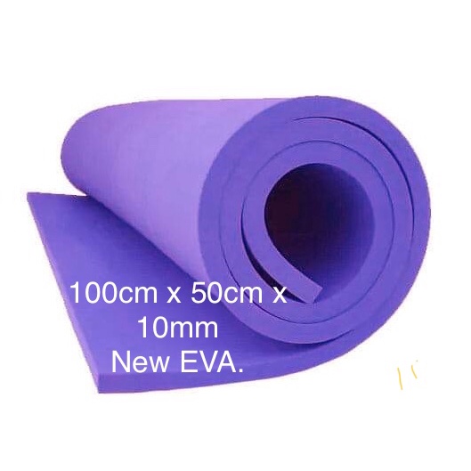 Colchonete de EVA - 100cm X 50cm X 10mm - Academia - Tatames - Pilates - Yoga - Abdominal - Tapete Yoga EVA.