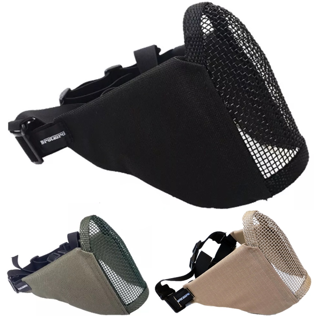 Mascara Meia Face Airsoft Paintball Confort Telada Tatico Meia Face Proteção Esportiva