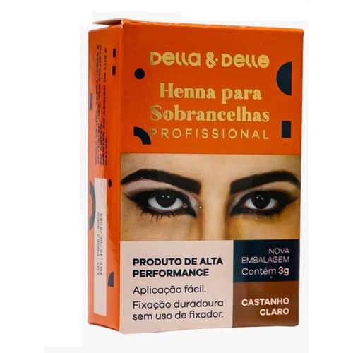 Henna Para Sobrancelhas Della E Delle 3g 