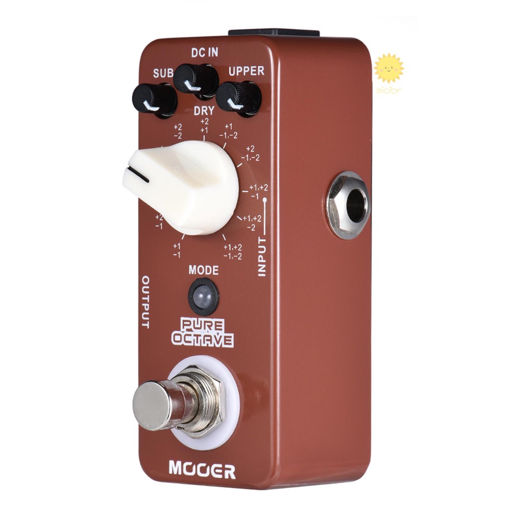 Sici MOOER PURE Octave Mini Efeito Guitarra Pedal 11 Modos De ...