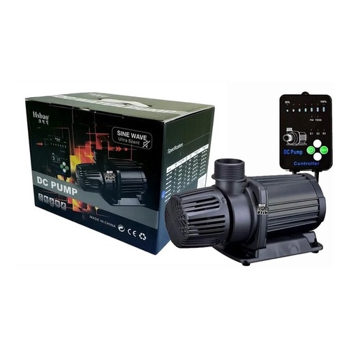 Bomba Submersa Swd-10000 Hsbao 10.000 L/h Dc24v 85w P/ Aquário Lago Fonte Tanque Hidroponia Sump Marinho Salgado Jumbo