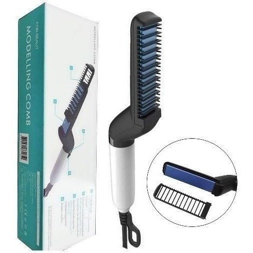 Chapinha Alizadora Para Homens, Barba E Prancha P/ Cabelo
