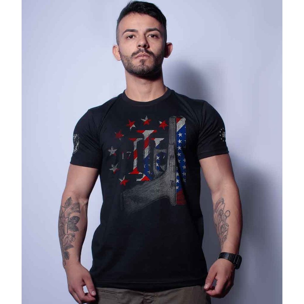 Camiseta Masculina Squad Team Six Magnata Glock Three Percent Team Six