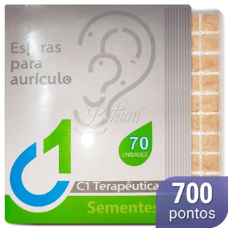 Ponto Auricular Semente 700 Pontos C/ Micropore Acupuntura Auriculoterapia em Oferta na Shopee