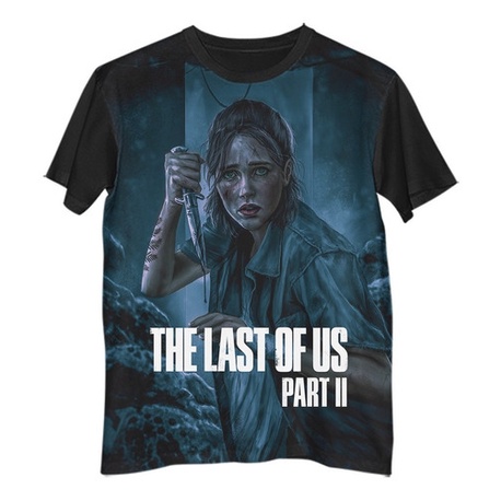 Pt Camisa Camiseta Ps4 Game The Last Of Us Poster Fan G1442