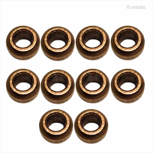 10 Buchas Ventilador/liquidificador Compatível Arno - Bronze