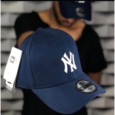 Hound Furious Smoothly Bone Aba Curva Snapback NY New York Yankees New Era Azul marinho/Branco |  Shopee Brasil