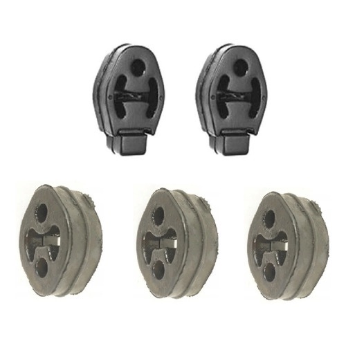 Kit Coxim Borracha Escapamento Focus 2009 2010 20112012 2013