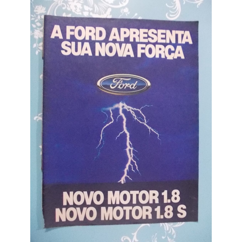 Propaganda Antiga da Revista Veja - Ford Escort Ghia. XR3. Cotia Trading