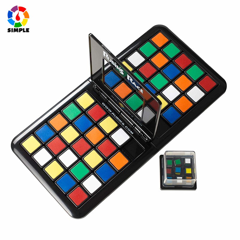 Rubik's Race Game, Head To Head Fast Paced Tile Shifting Board Game Based On The Rubiks CubeBoy child Girl Toy