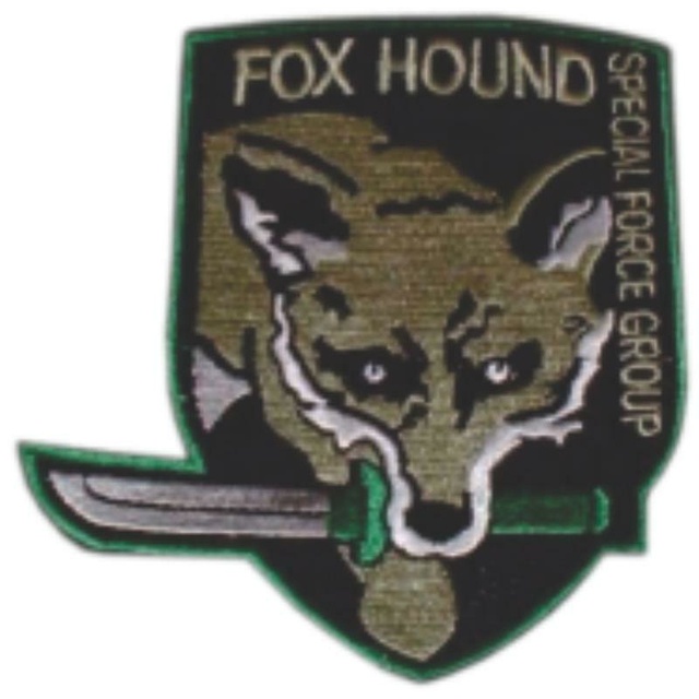 Bordado Termocolante Fox Hound Special Force Group