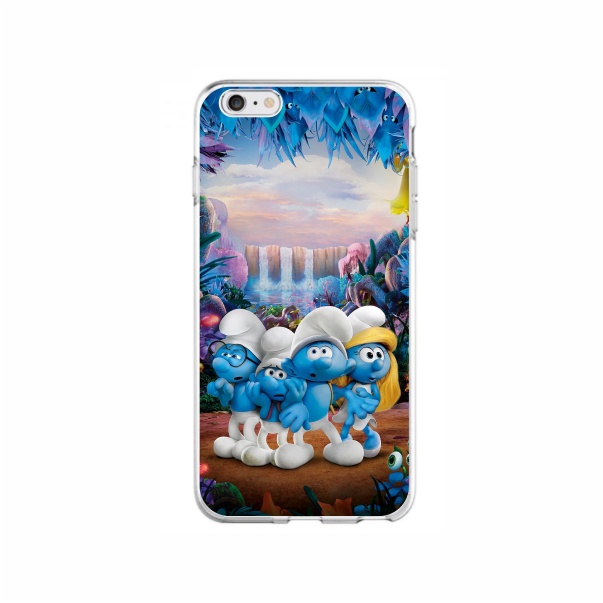 Capa de Celular Capinha Iphone 6 / Iphone 6s Personalizada  - Smurfs