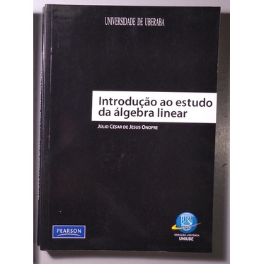 Livro Uniube - Introdução Algebra Linear - Usado