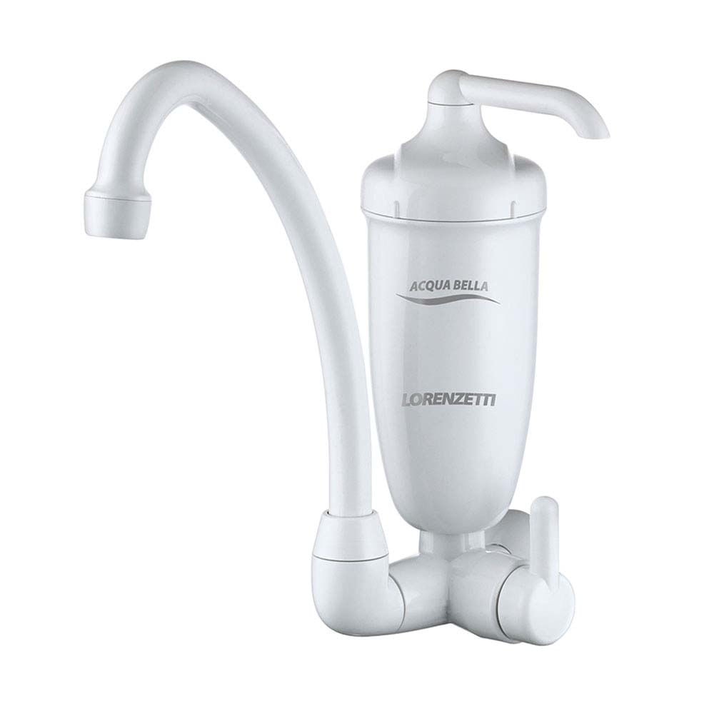 Filtro Purificador com Torneira de Parede Acqua Bella Lorenzetti Branca