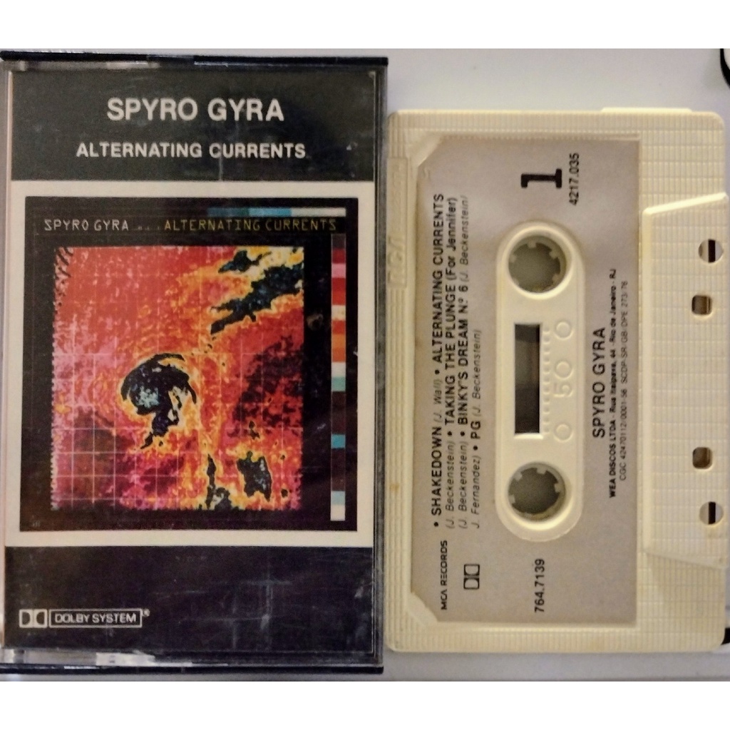 Fita K7 Spyro Gyra Alternating Currents 1985 | Shopee Brasil