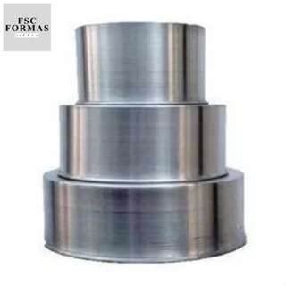 Conjunto De Formas Redondas Com 3 Pçs (10,15,20cm) 10cm Alt. em Oferta na Shopee