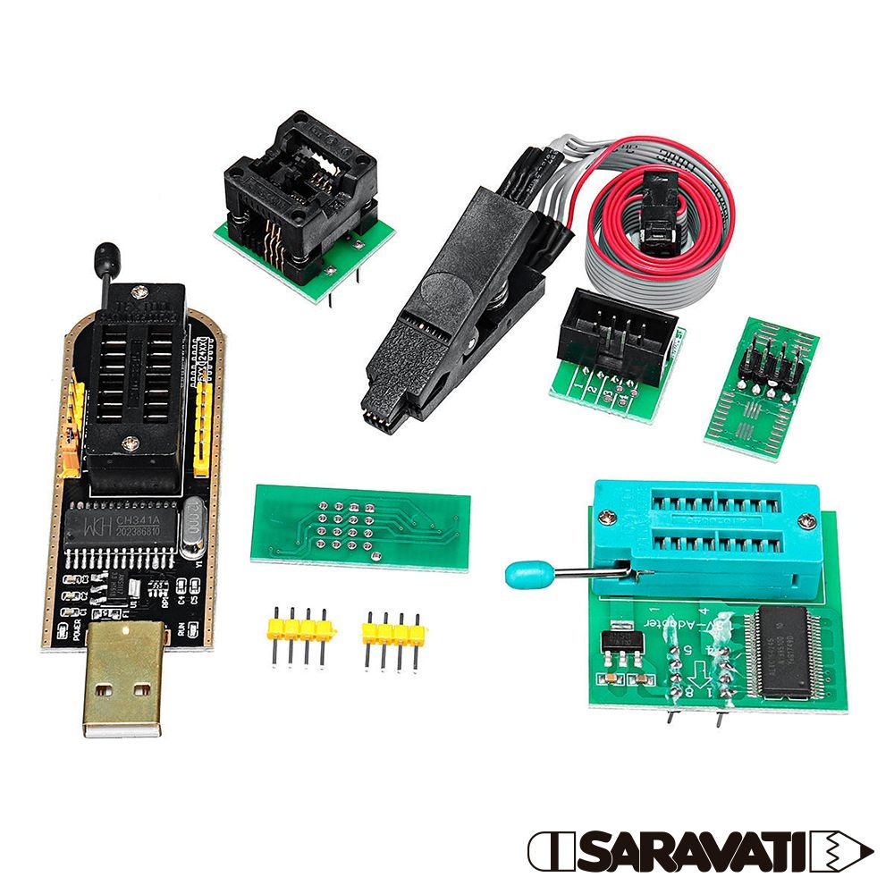 Kit Programador Gravador EPROM USB SOIC8 CH341A