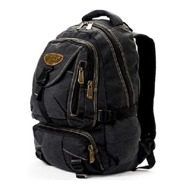 Mochila Lona Primera Linia Super Reforçada Vários Bolsos KVN= 9701