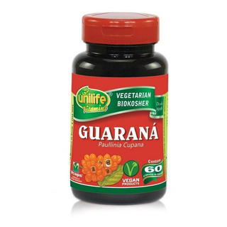 Guarana 60 Cápsulas 500mg - Unilife - Oferta