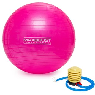 Kit Bola Ginastica Suiça Pilates 75cm Bomba Yoga Alongamento Treino Maxboost Até 200kg em Oferta na Shopee