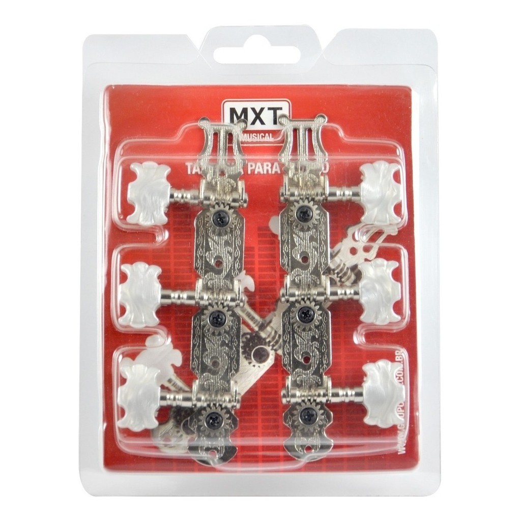 Tarraxa Tarracha Violão Cromado Mxt em Oferta na Shopee