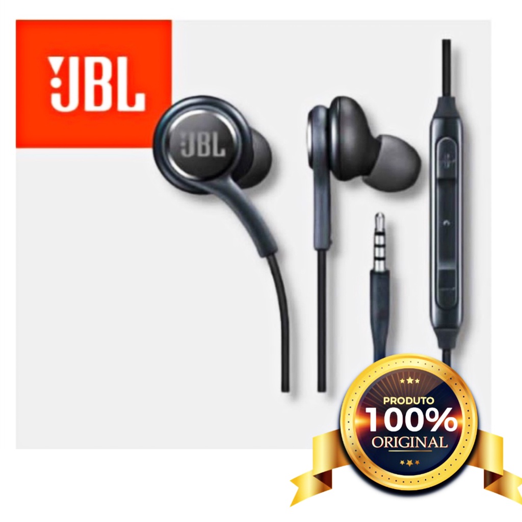 Fone de Ouvido com fio Reforçado Jbl Alta Qualidade Graves Fortes ...