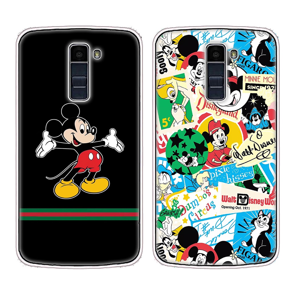 Lg K10 Pro K10a K9 Plus 18 K10 D690 Transparent Cover Soft Casing Pop Trend Ecb15 Anime Cartoon Mickey Cute Minnie Mouse Silicone Phone Case Shopee Brasil