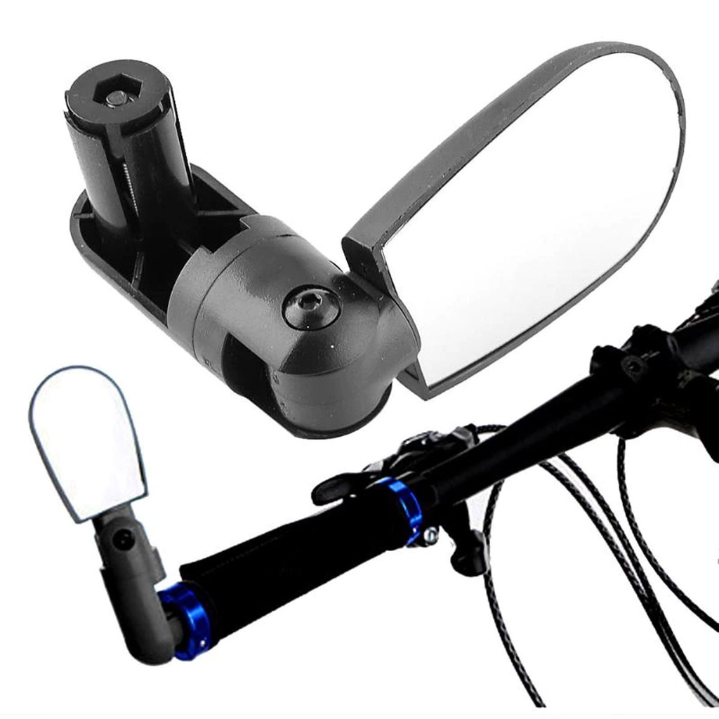 Retrovisor Espelho Retrovisor Para Bicicleta Curto Bike Articulado Ajustável Guidão Mtb Speed